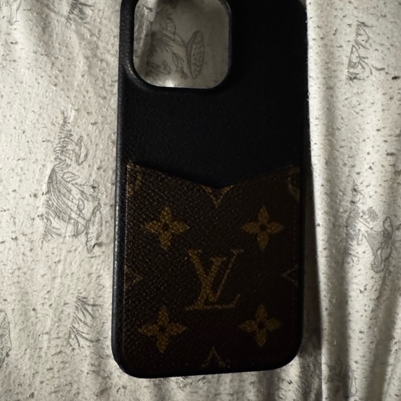 Louis Vuitton Black and Brown Monogram Phone Case - Picture 1 of 5